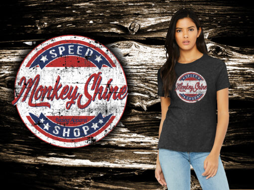 Monkey Shine Speed Shop Apparel Design